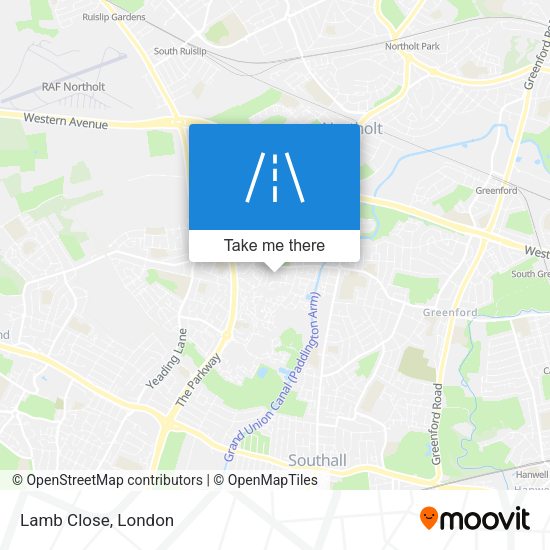 Lamb Close map