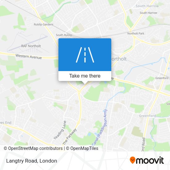 Langtry Road map