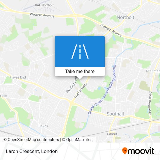 Larch Crescent map