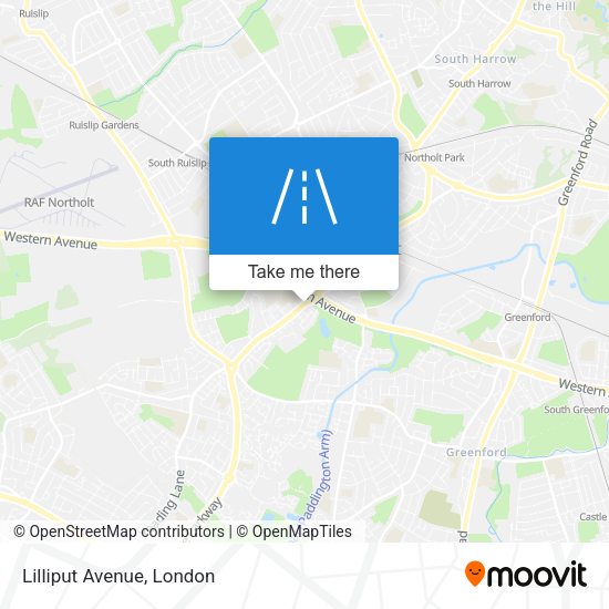 Lilliput Avenue map