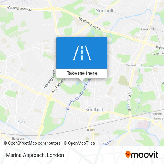 Marina Approach map