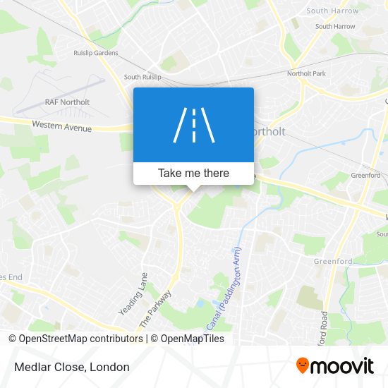 Medlar Close map