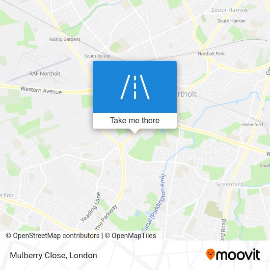Mulberry Close map