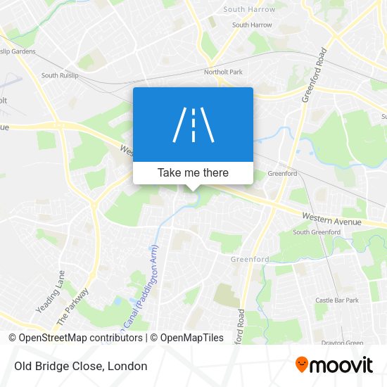 Old Bridge Close map