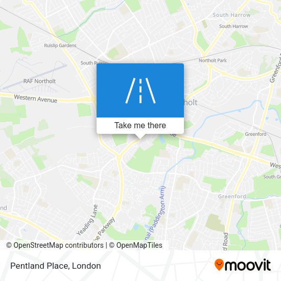 Pentland Place map