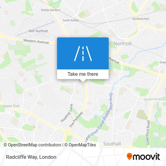 Radcliffe Way map