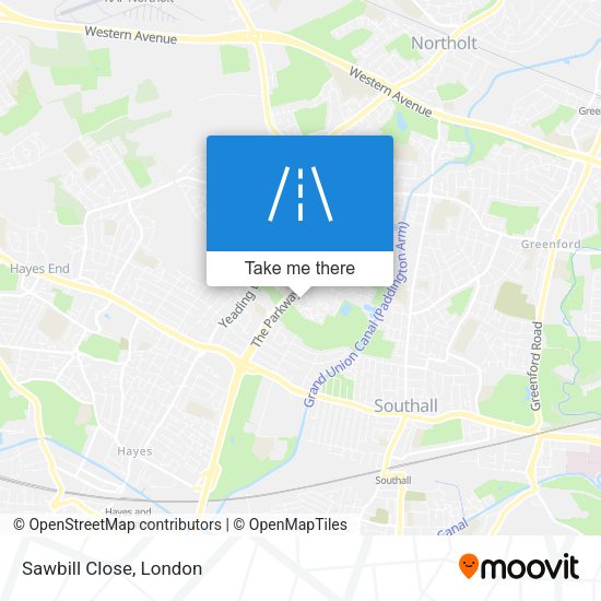 Sawbill Close map