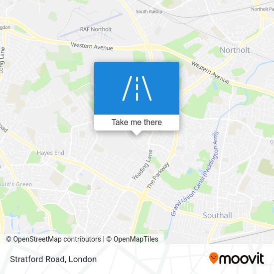 Stratford Road map
