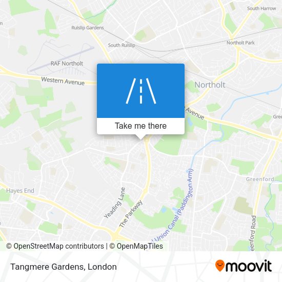 Tangmere Gardens map