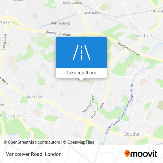 Vancouver Road map