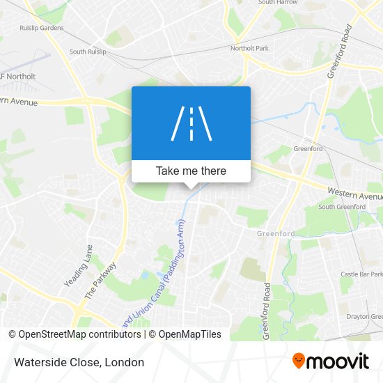 Waterside Close map