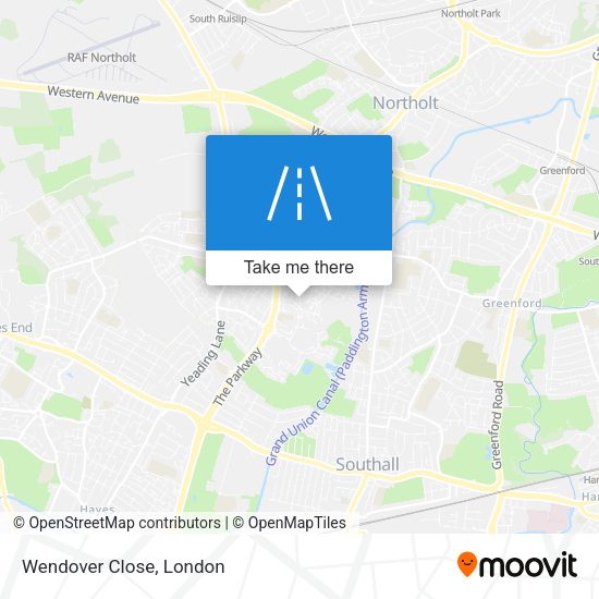 Wendover Close map