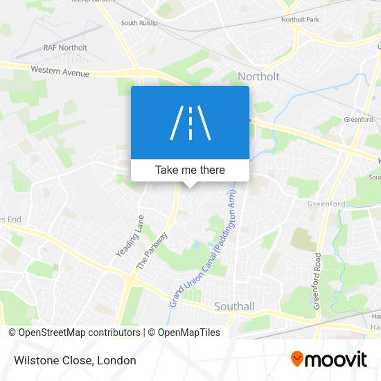 Wilstone Close map