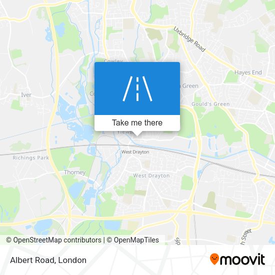 Albert Road map