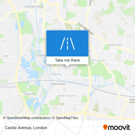 Castle Avenue map