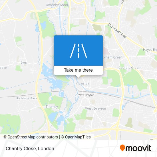 Chantry Close map