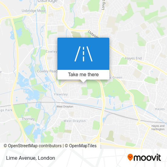 Lime Avenue map