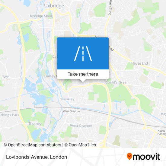 Lovibonds Avenue map
