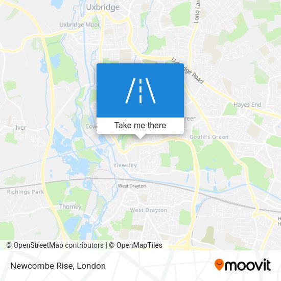 Newcombe Rise map