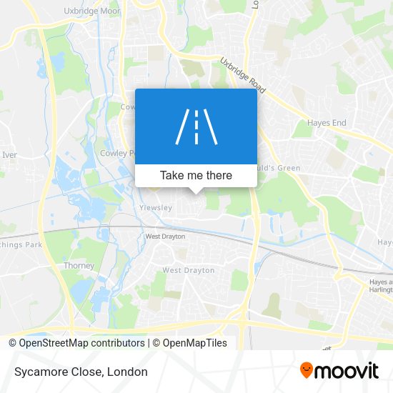 Sycamore Close map