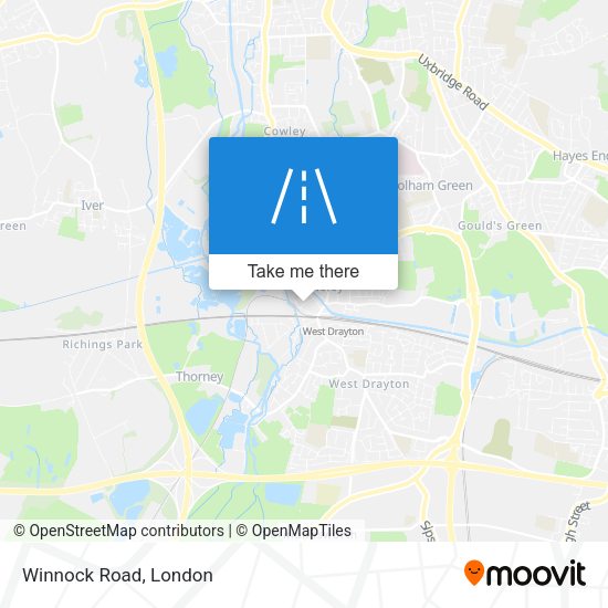 Winnock Road map