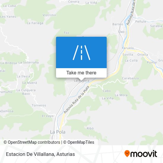 Estacion De Villallana map