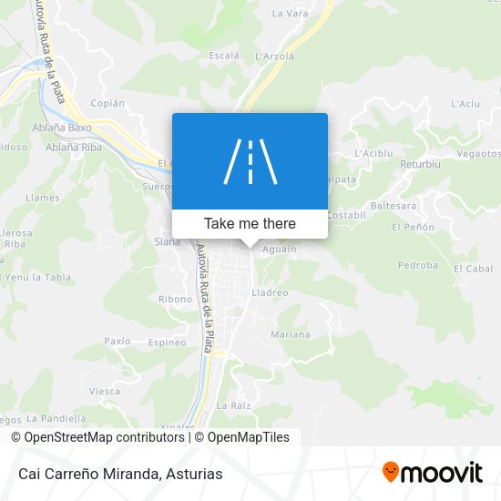 Cai Carreño Miranda map