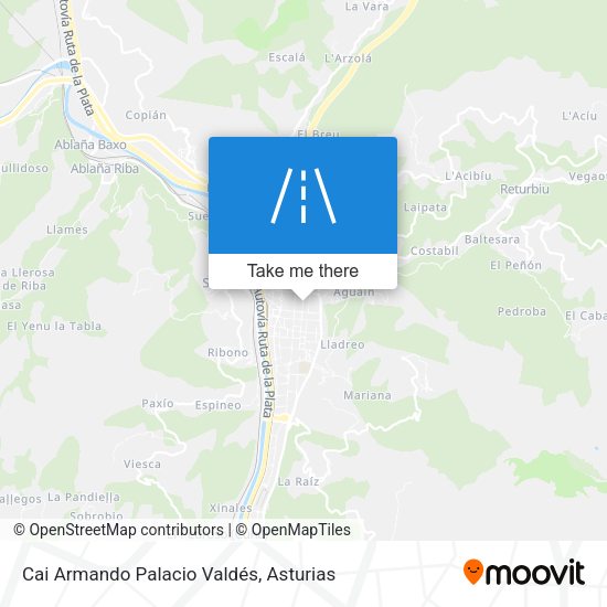 Cai Armando Palacio Valdés map