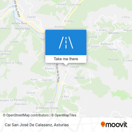Cai San José De Calasanz map