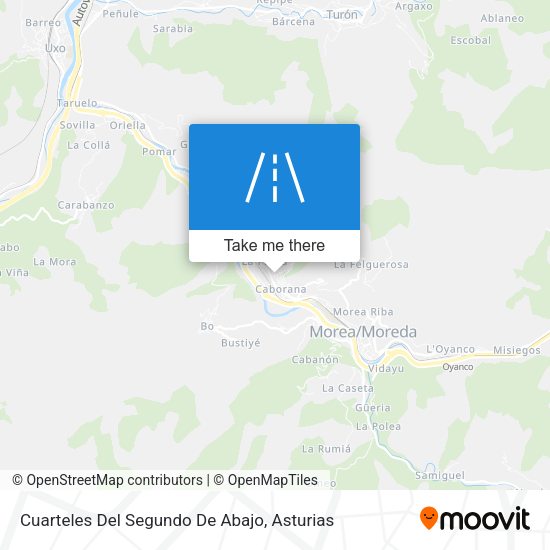 Cuarteles Del Segundo De Abajo map