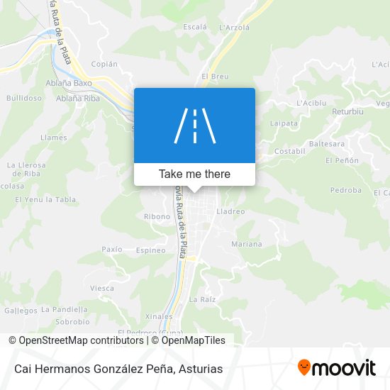 Cai Hermanos González Peña map