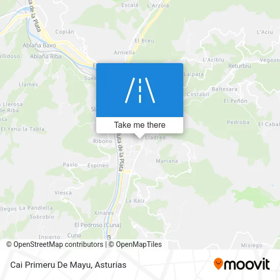 Cai Primeru De Mayu map