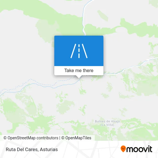 Ruta Del Cares map