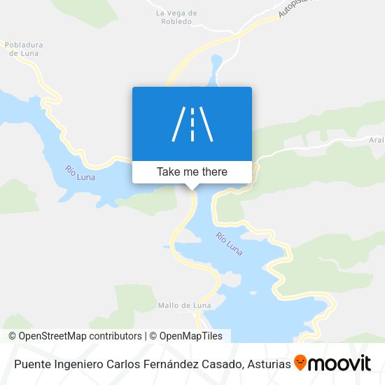 Puente Ingeniero Carlos Fernández Casado map