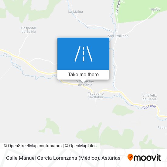 Calle Manuel García Lorenzana (Médico) map