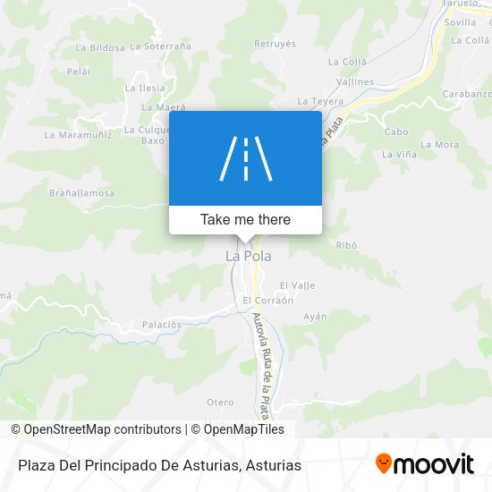 Plaza Del Principado De Asturias map