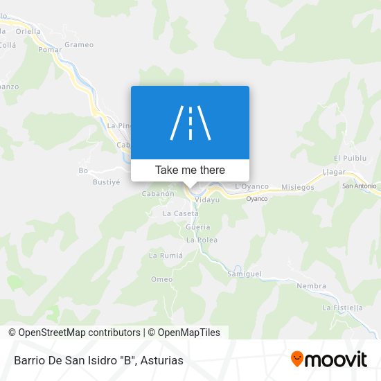 Barrio De San Isidro "B" map