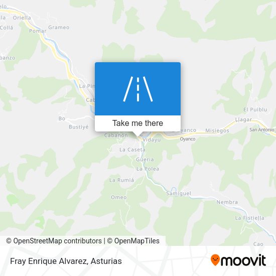 Fray Enrique Alvarez map