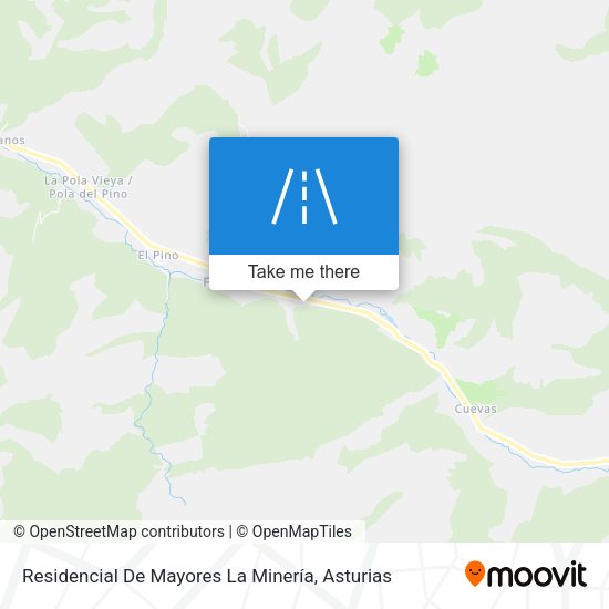 Residencial De Mayores La Minería map