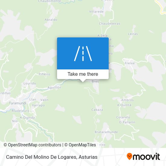 Camino Del Molino De Logares map