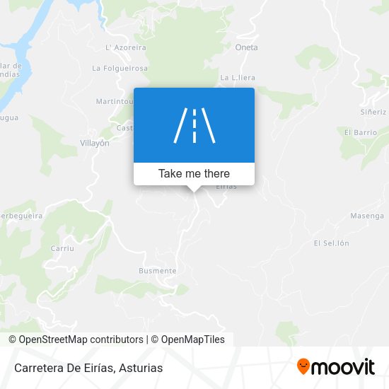 Carretera De Eirías map