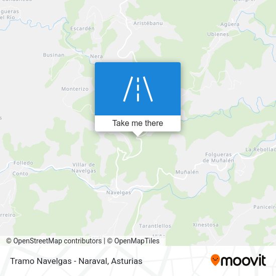 Tramo Navelgas - Naraval map