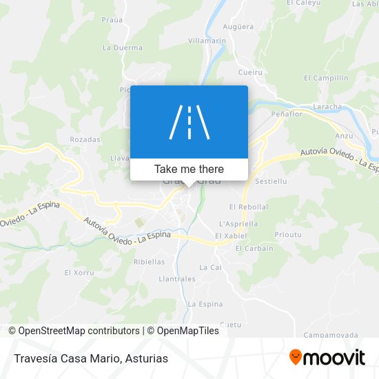 Travesía Casa Mario map