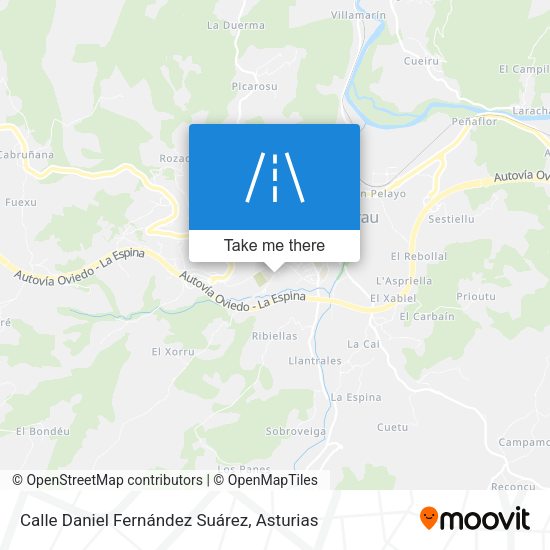 Calle Daniel Fernández Suárez map