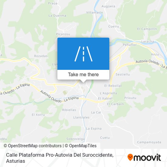 Calle Plataforma Pro-Autovia Del Suroccidente map