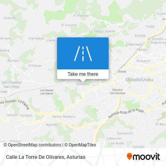 Calle La Torre De Olivares map