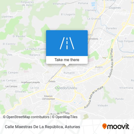 Calle Maestras De La República map
