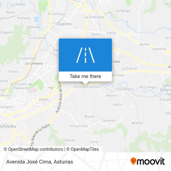 Avenida José Cima map