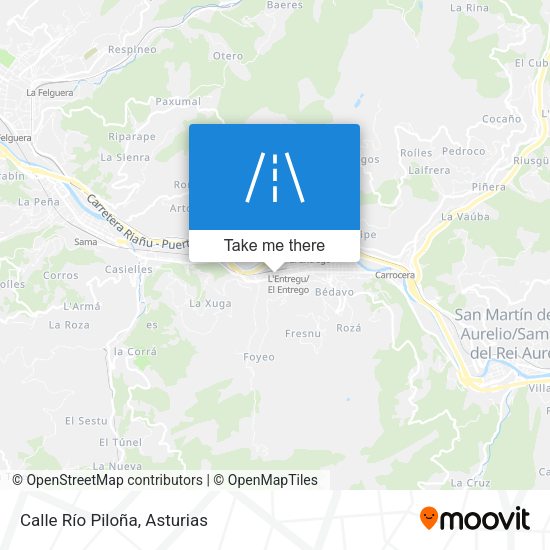 Calle Río Piloña map