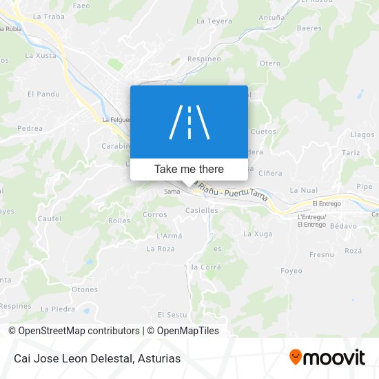 Cai Jose Leon Delestal map